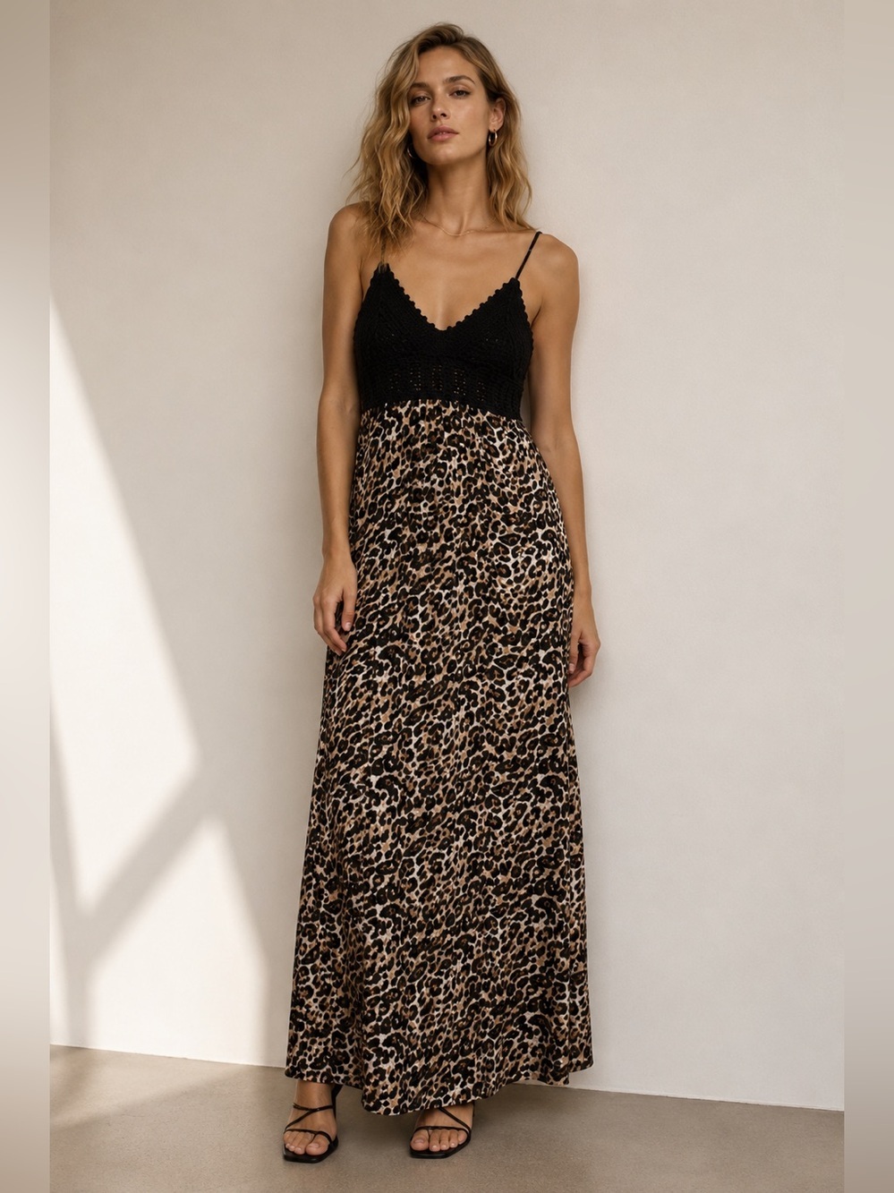 Fashion Nova Tamera Leopard Maxi Dress – Size XS